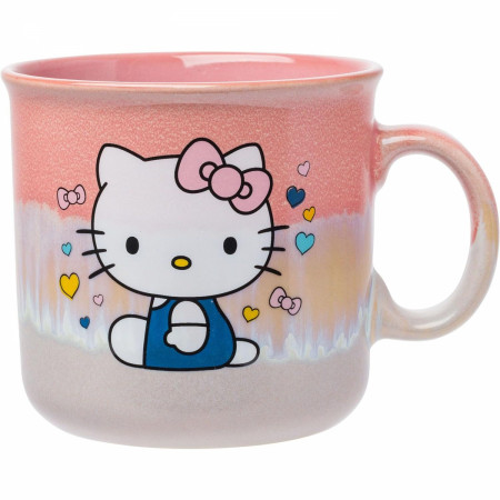 Hello Kitty Pastel Drips Jumbo 20 Ounce Ceramic Glaze Mug